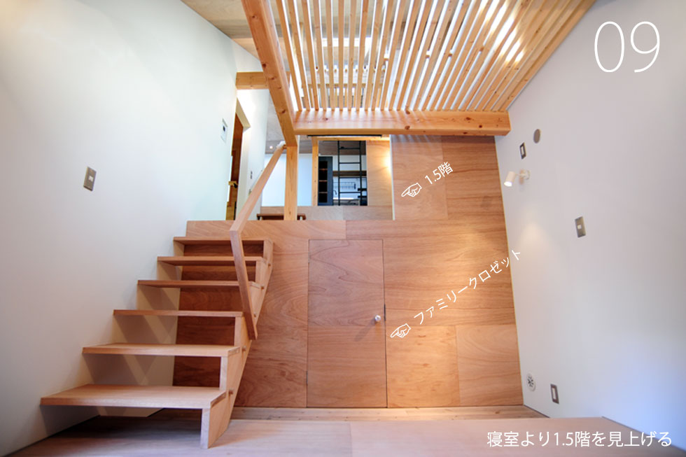 大阪　設計事務所　建築家　ファミリークロゼット